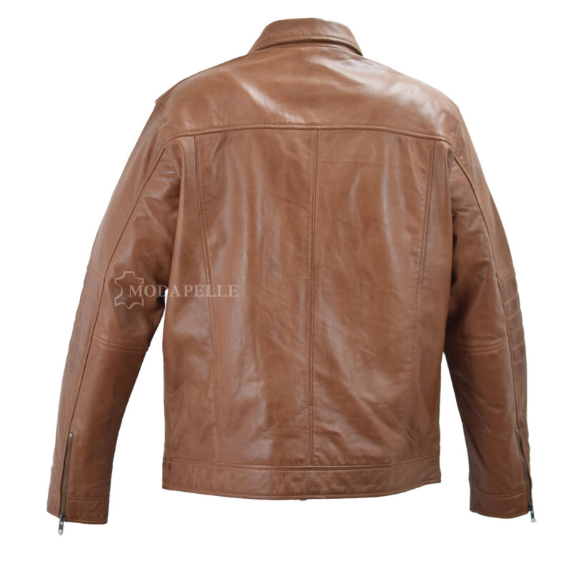 Leather jacket Carter tan