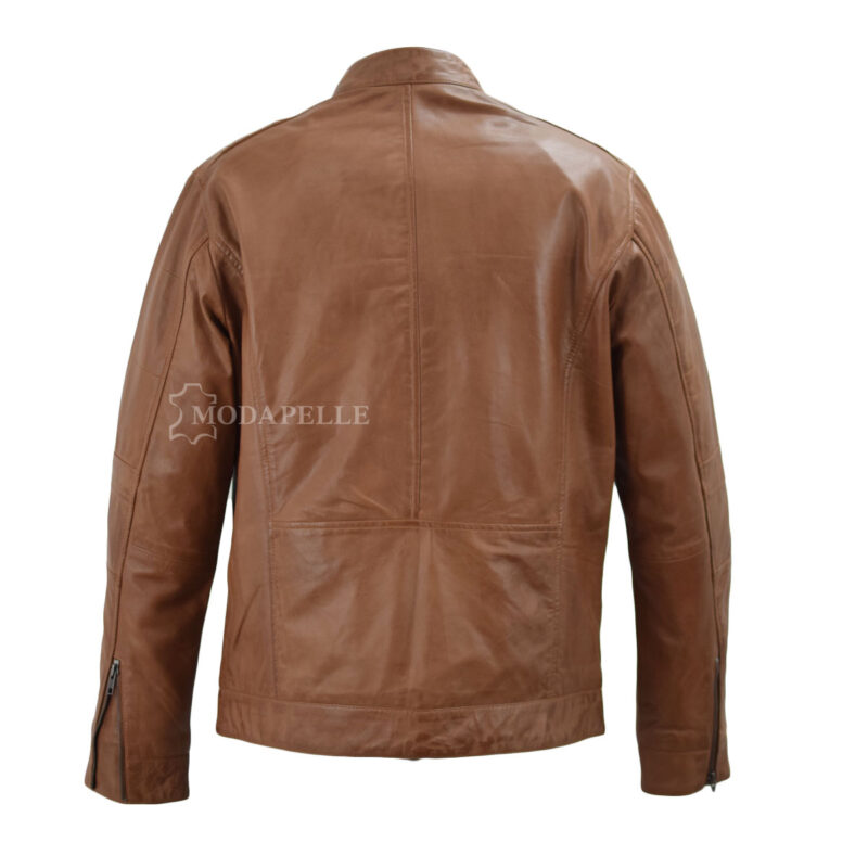 Leather jacket Robin tan