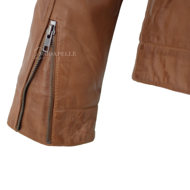 Leather jacket Robin tan