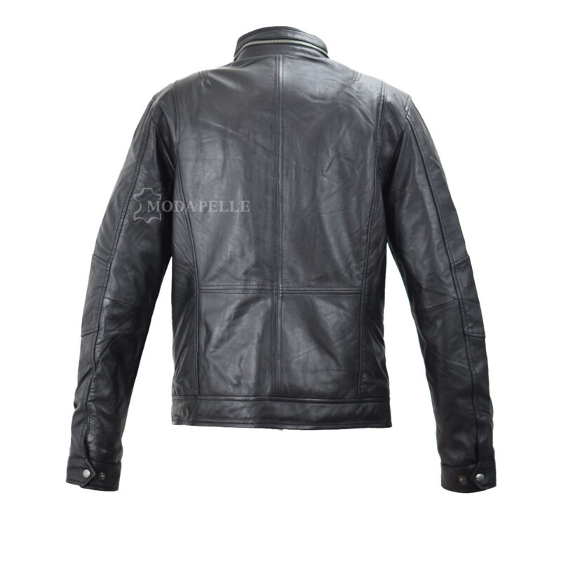 Leather jacket Salvatore black