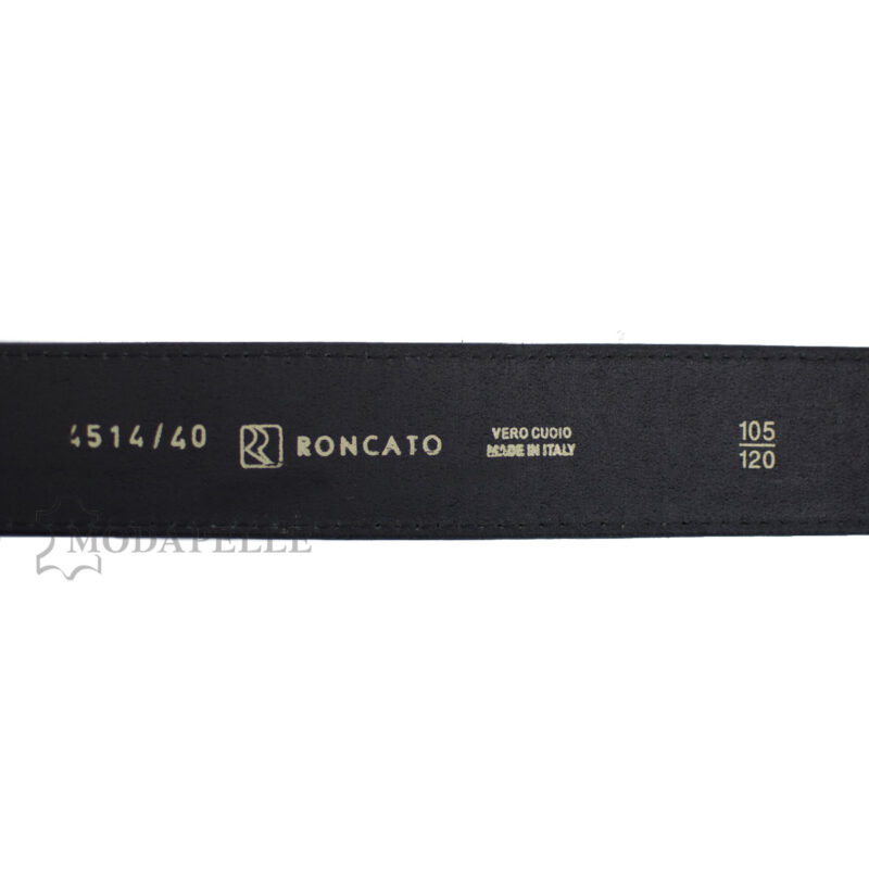 Leder gürtel Roncato 451440 Schwarz