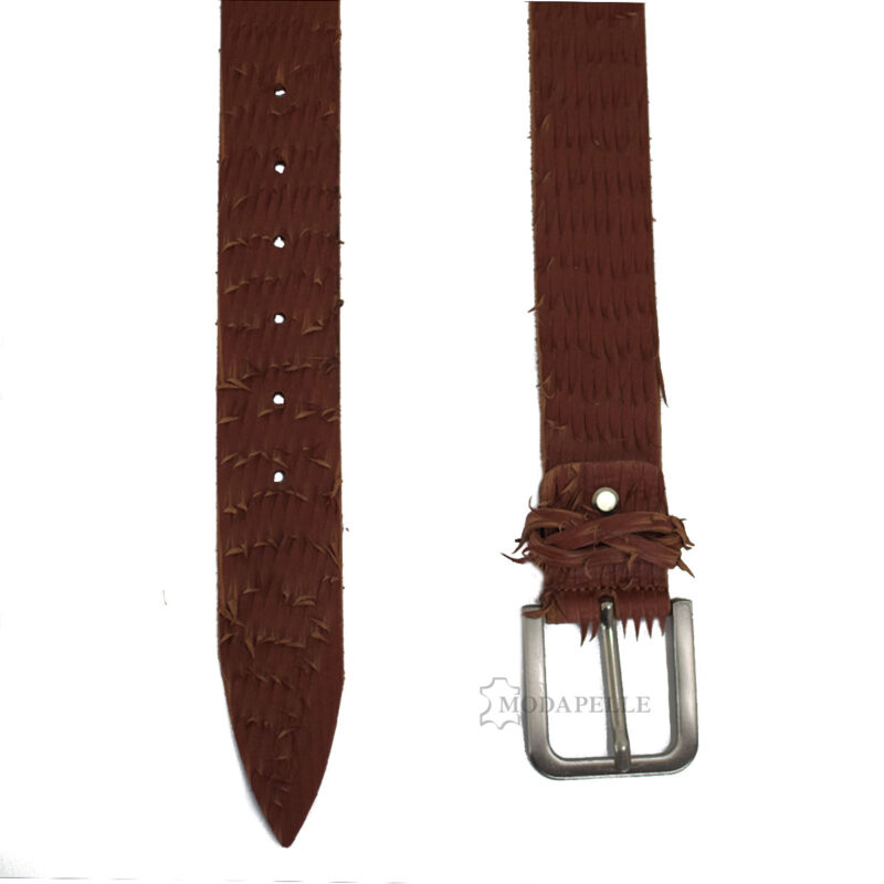 Leather belt for women, made in Italy.