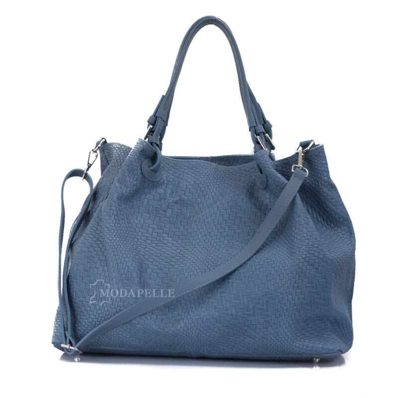 Lederhandtasche mp 2004 Blau