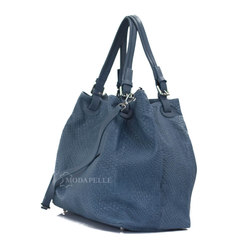 Lederhandtasche mp 2004 Blau