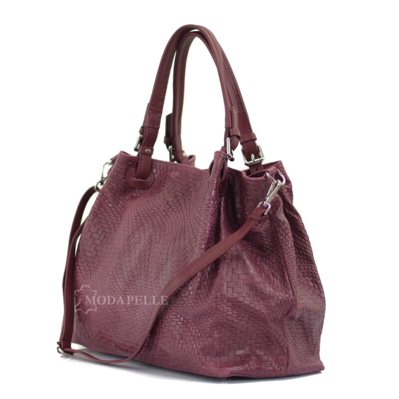 Lederhandtasche mp 2004 Burgund