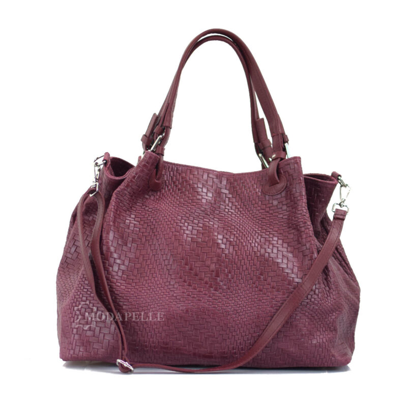 Lederhandtasche mp 2004 Burgund