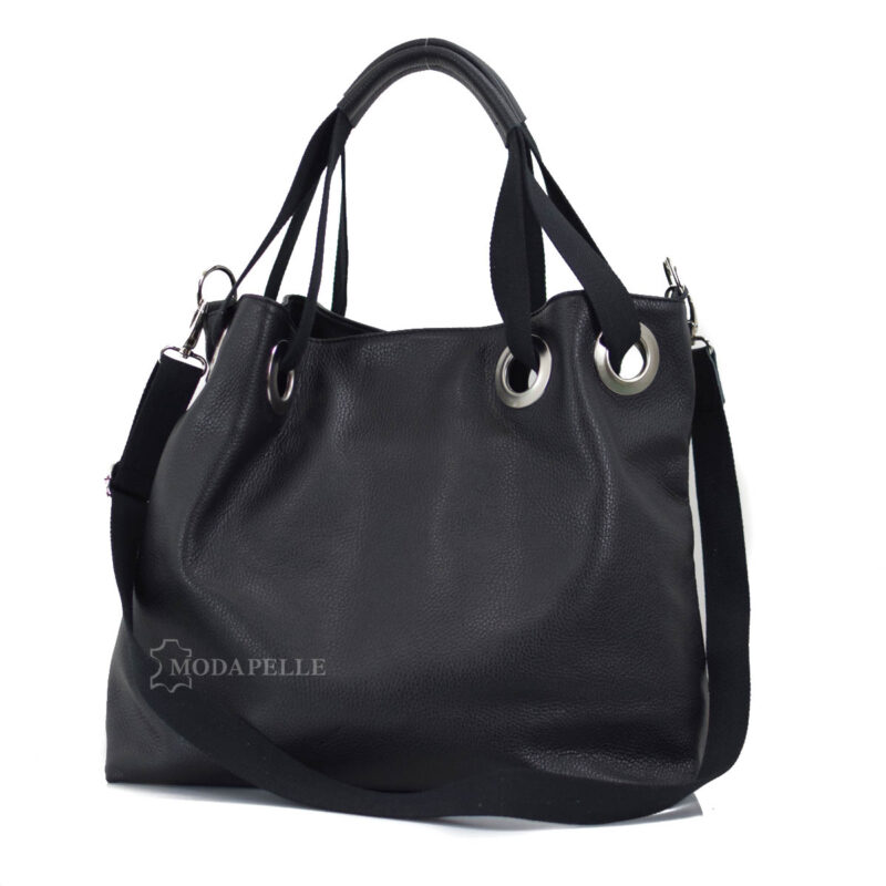 Lederhandtasche mp 2005 Schwarz