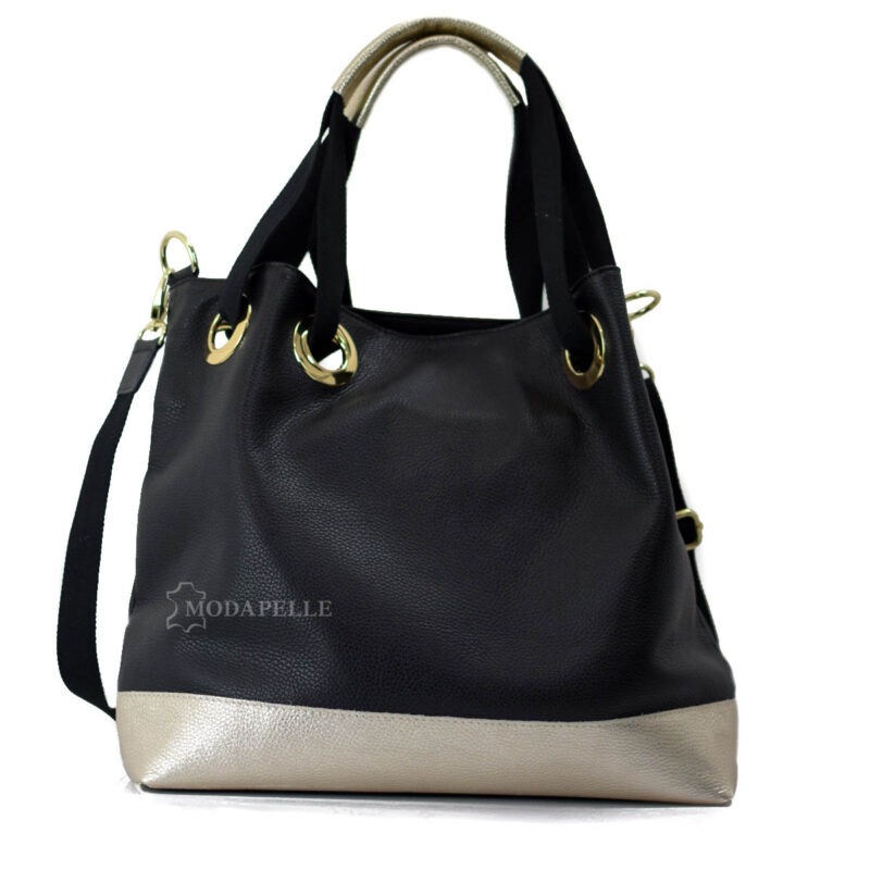 Lederhandtasche mp 2005 Schwarz - Golden