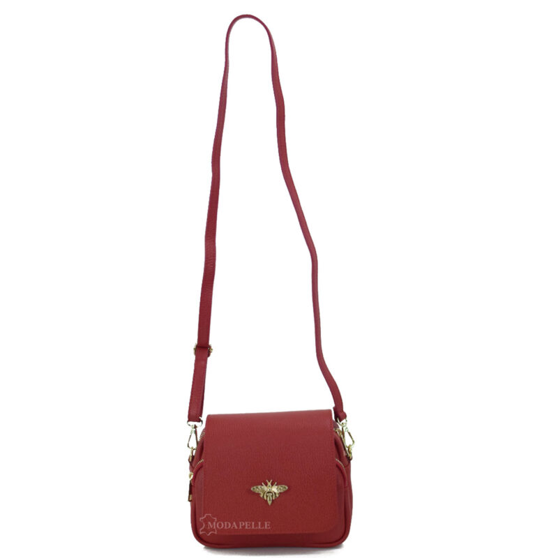 Leather shoulder bag