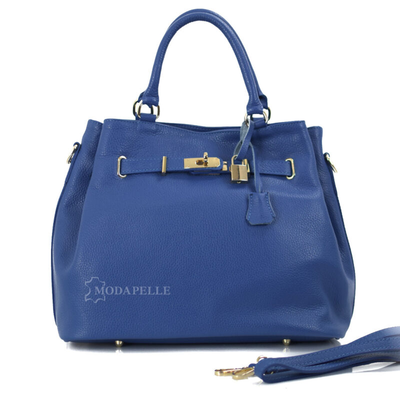 Borsa a tracolla in pelle mp 2013 blu