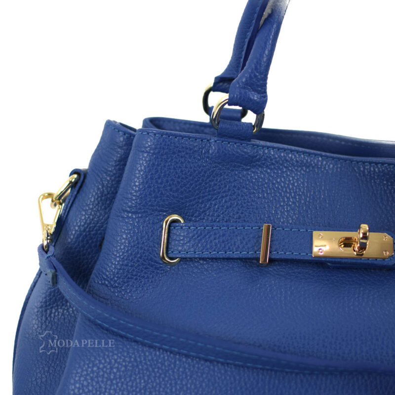 Borsa a tracolla in pelle mp 2013 blu