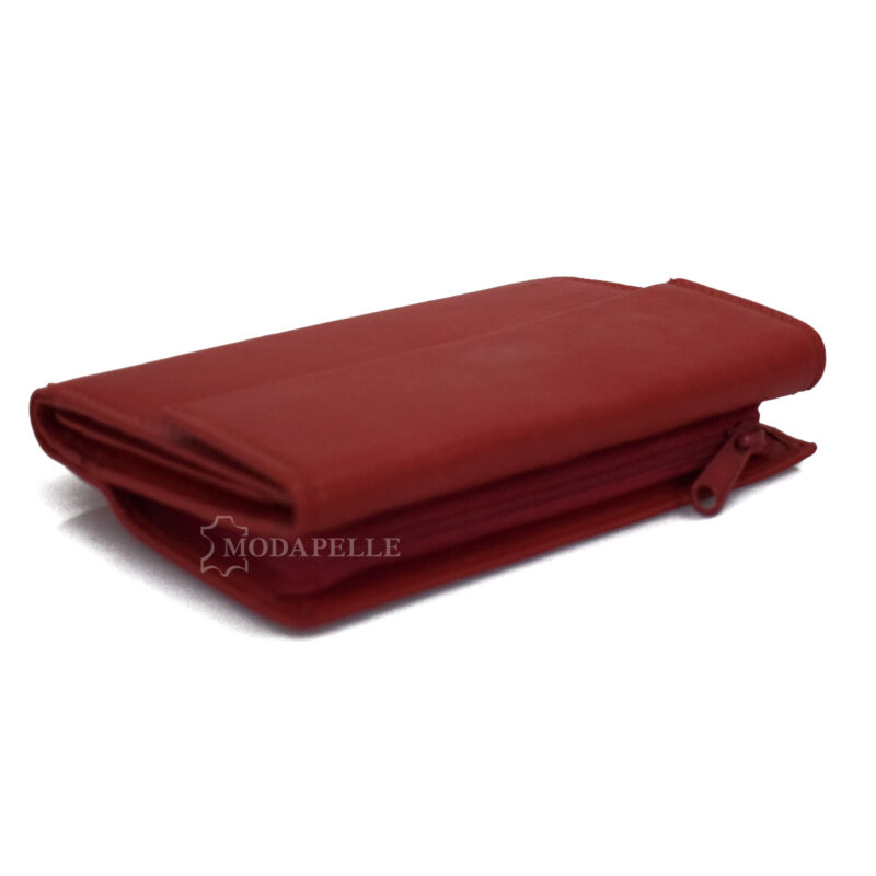 Lederbrieftasche mpw 1006 Rot