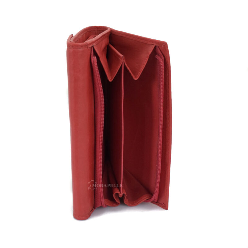 Portafoglio di pelle mpw 1006 rosso