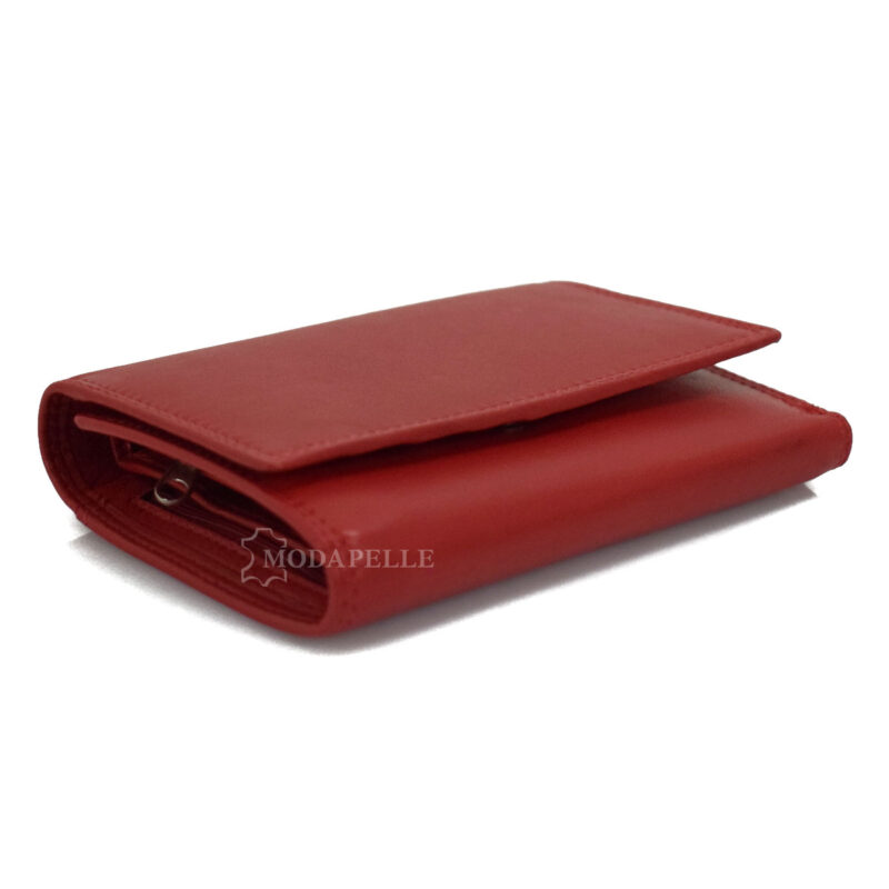 δερμάτινο πορτοφόλι γυναικείο σε κόκκινο χρώμα
