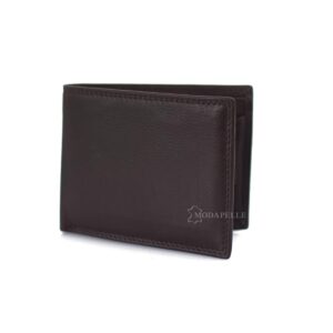 men's leather wallet in brown color