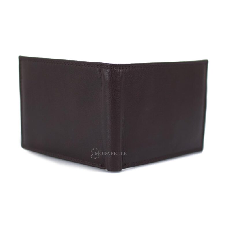 men's leather wallet in brown color