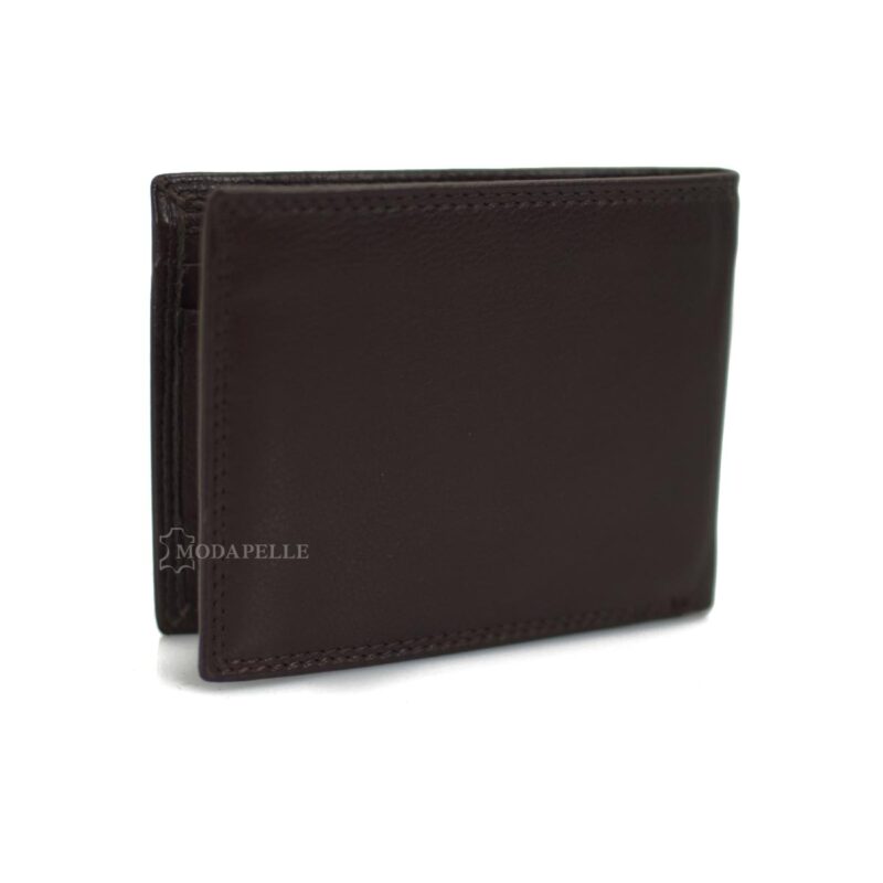 men's leather wallet in brown color