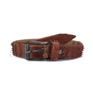 Leather belt for women, made in Italy.