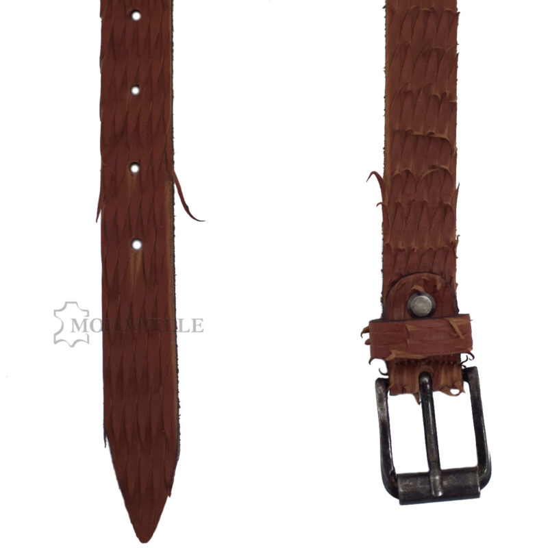 Leather belt for women, made in Italy.