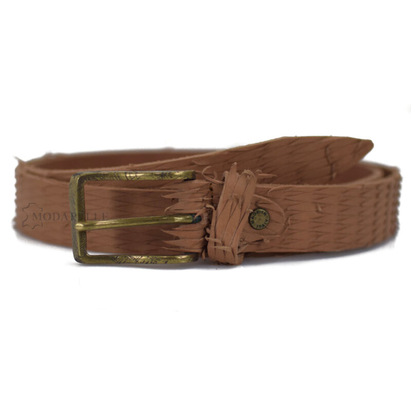 Leather belt for women, made in Italy.