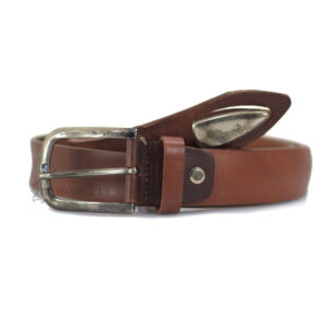 Leather belt for women, made in Italy.