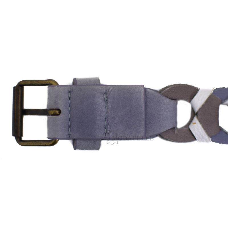 Leather belt for women, made in Italy.