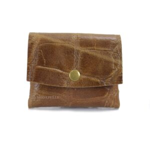 Custodia di pelle per monete mp 4009 marrone