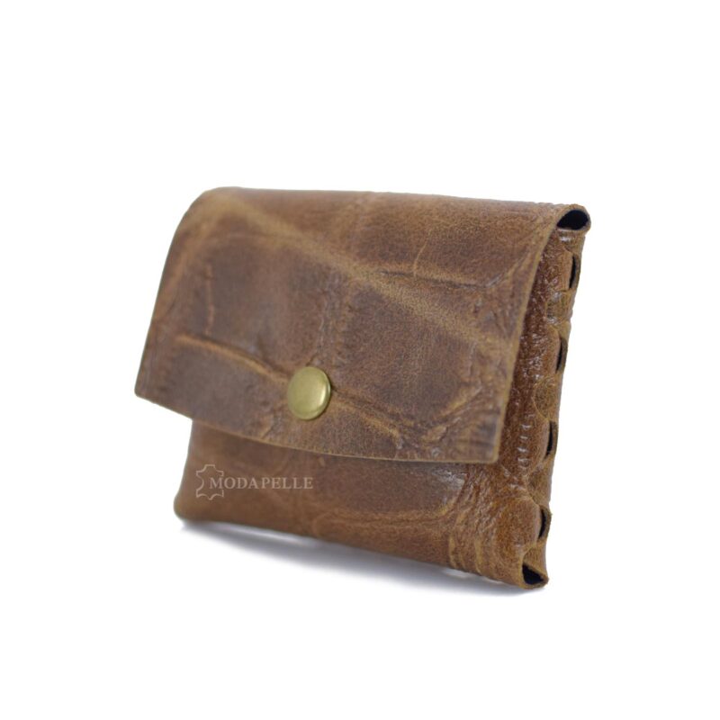Custodia di pelle per monete mp 4009 marrone