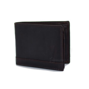 δερμάτινο πορτοφόλι ανδρικό σε χρώμα καφέ