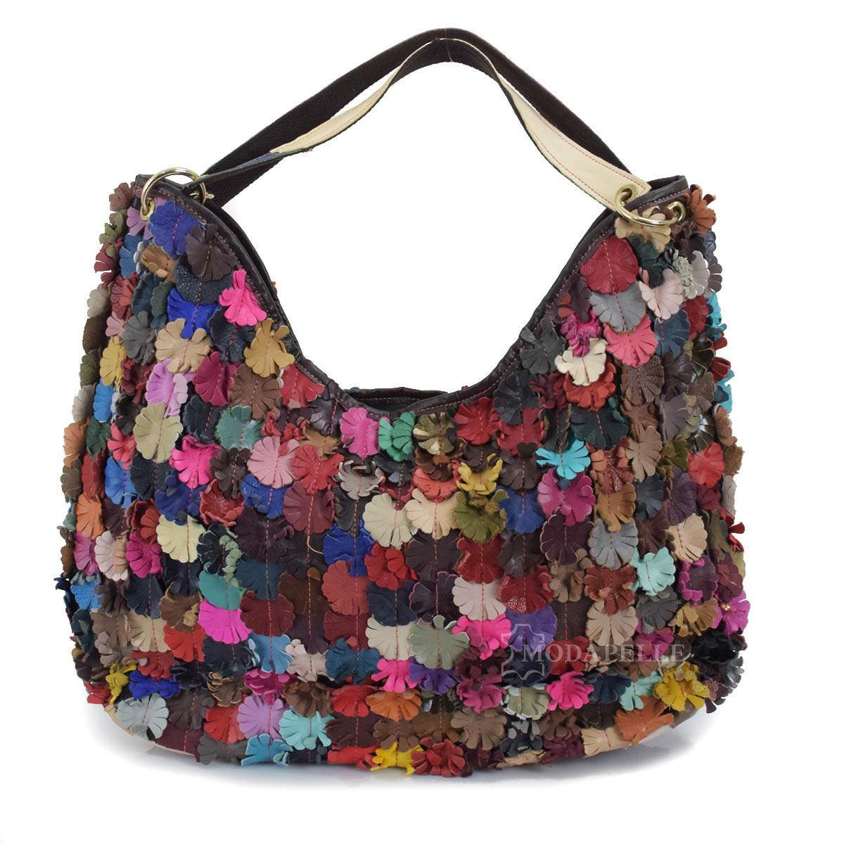 δερμάτινη τσάντα multicolor - made in Italy